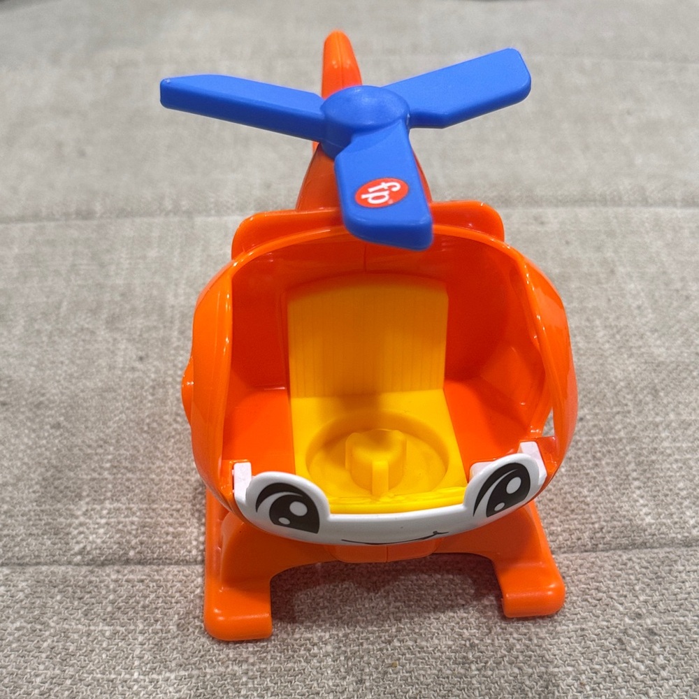 Little People - Orange and Blue Toy Helicopter